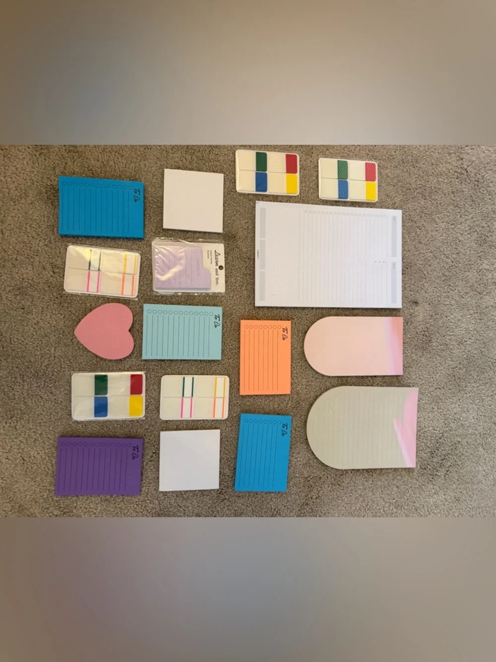 Misc. Post it, Sticky Tabs, To do Lists, Notepads, etc. Bundle